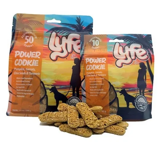 2.3oz OC Raw Lyfe Power Cookie Pumpkin & Chia - Treats